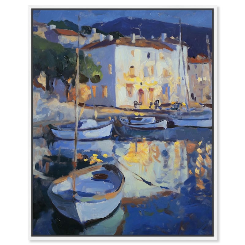 Sailor's Rest Canvas by Art Remedy - 30" x 36" - White