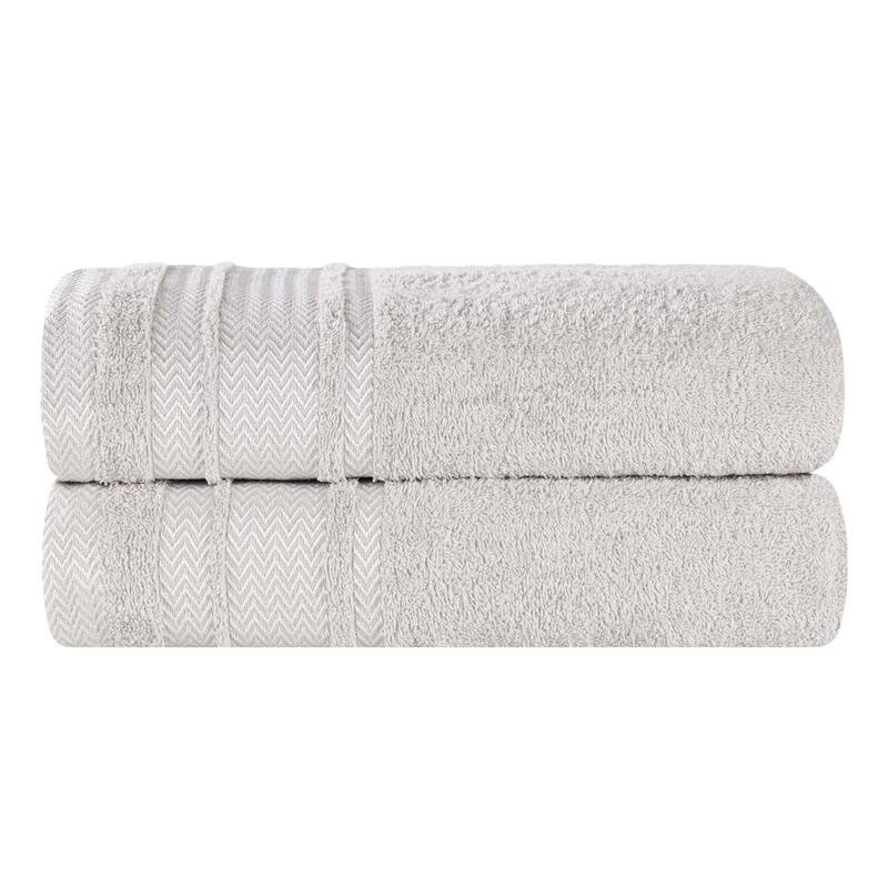 Superior Hays Cotton Absorbent Medium Weight Bath Towels, Set of 2