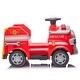preview thumbnail 8 of 18, 12V Electric Ride On Fire Truck with Realistic Lights, Sounds, Interactive Fire Tools, Safe Slow Start,for Kids 3-7.