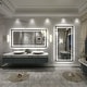 preview thumbnail 135 of 156, UL Certified Black Metal Framed LED Front Light and Backlit Anti-Fog Wall Bathroom/ Vanity Mirror