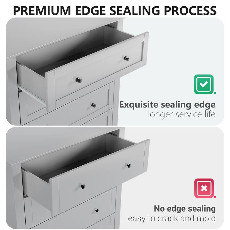 6 Chest of Drawer Dresser