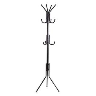 Coat Racks Accent Pieces Online At Our Best Langria Metal Coat Rack Tree Hat Hanger Holder Organizer Black Modern Style