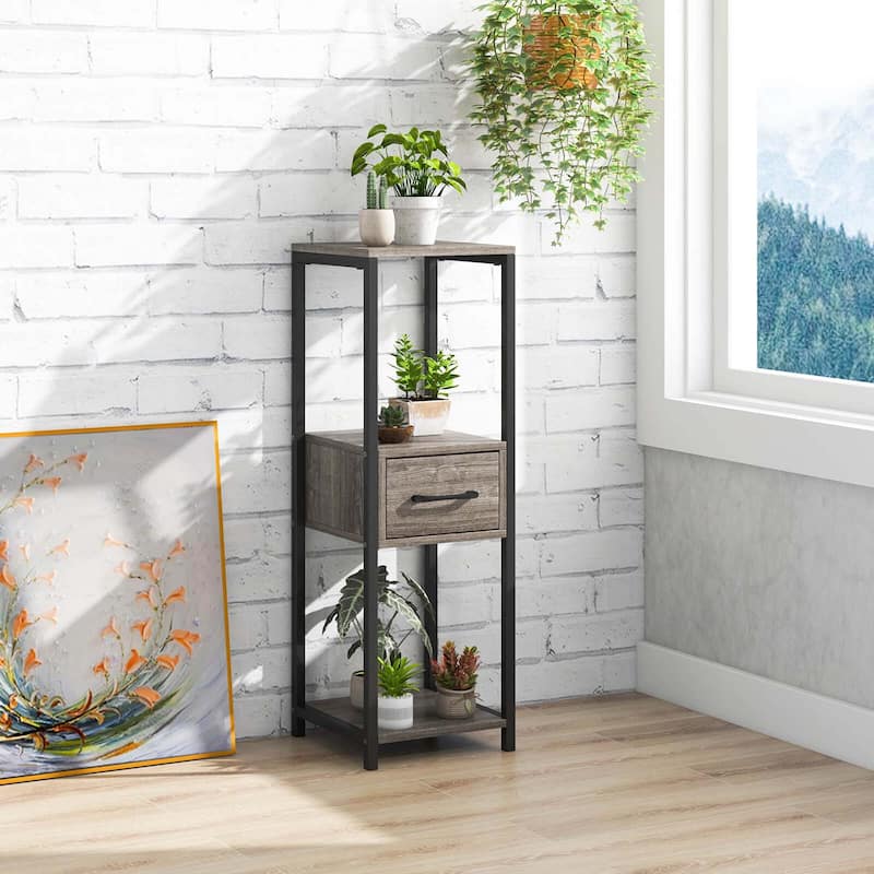 Costway 1/2 Pack 3 Tier Tall Metal Plant Stand Indoor Plant Table with