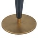 preview thumbnail 5 of 3, Uttermost Luster Navy Blue Accent Table - 11.75"W x 25.5"H x 11.75"D