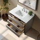 preview thumbnail 31 of 177, Vanity Art Bathroom Vanity with Ceramic Sink and Engineered Marble Top