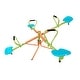 preview thumbnail 2 of 5, Outdoor Playground 360 Degree Rotating Kids Four Seats Seesaw for Age 3 Up