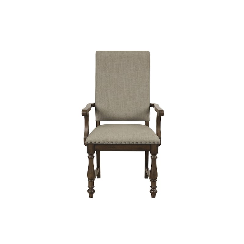 Simonne Beige Fabric Dining Room Set