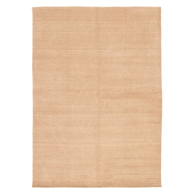 Kashkuli Gabbeh Tan Rug 6'7" x 9'4" - 6'7 x 9'4