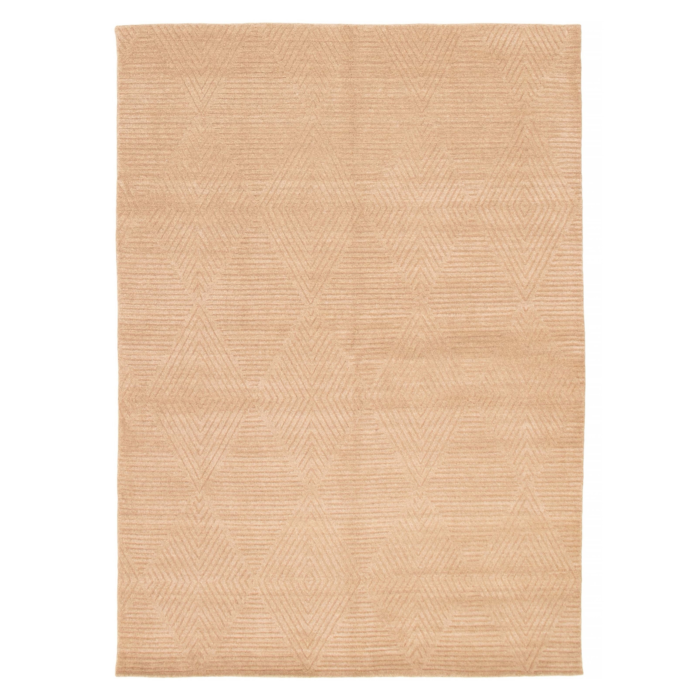 Kashkuli Gabbeh Tan Rug 6'7" x 9'4" - 6'7 x 9'4