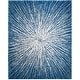 preview thumbnail 84 of 89, SAFAVIEH Evoke Juli Abstract Boho Burst Rug 8' x 10' - Navy/Ivory - Rectangle