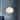 Starsky 10inch 1-Light Modern Elegan White Ribbed Glass Pendant