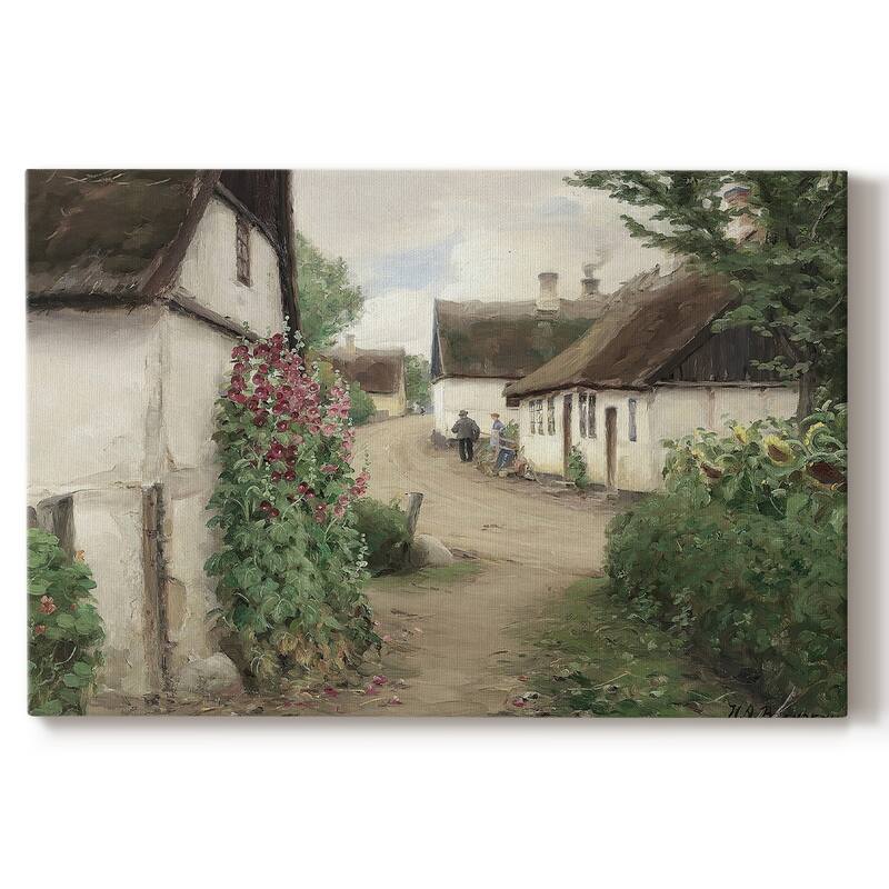 Vintage Landscape -DLVII -Gallery Wrapped Canvas