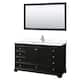 Option Dark Espresso / White Quartz Top / Polished Chrome