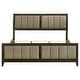 preview thumbnail 24 of 30, Wilkes 51-inch Upholstered Bed Dark Cocoa