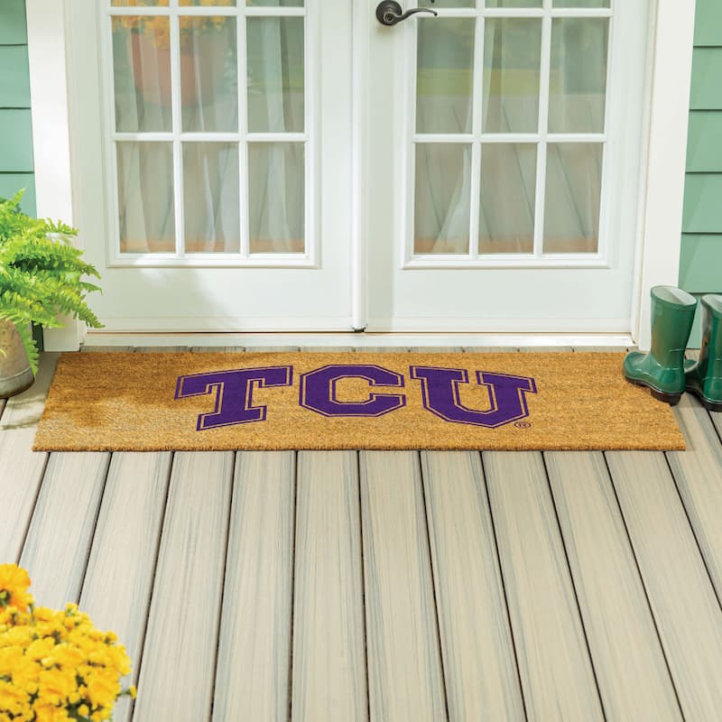 Texas Christian University Full Color Indoor/Outdoor Coir Mat