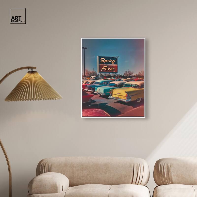 Spring Drive By Canvas by Art Remedy