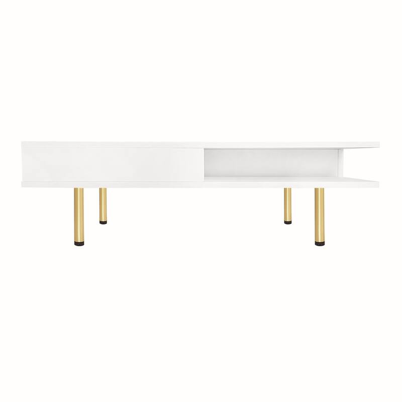 Particle Board Coffee Table With Drawers