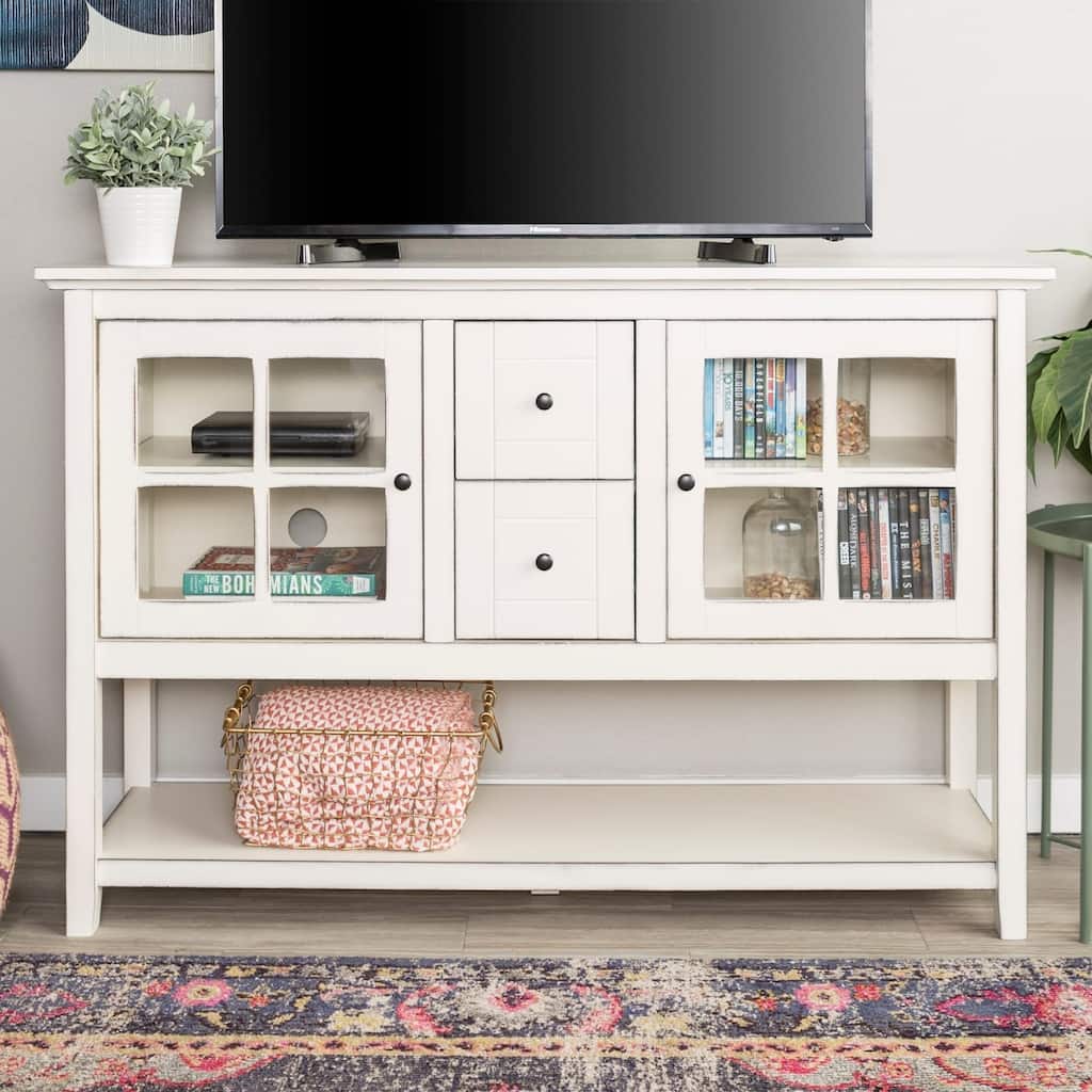 Walker Edison 52-inch Buffet Cabinet TV Console