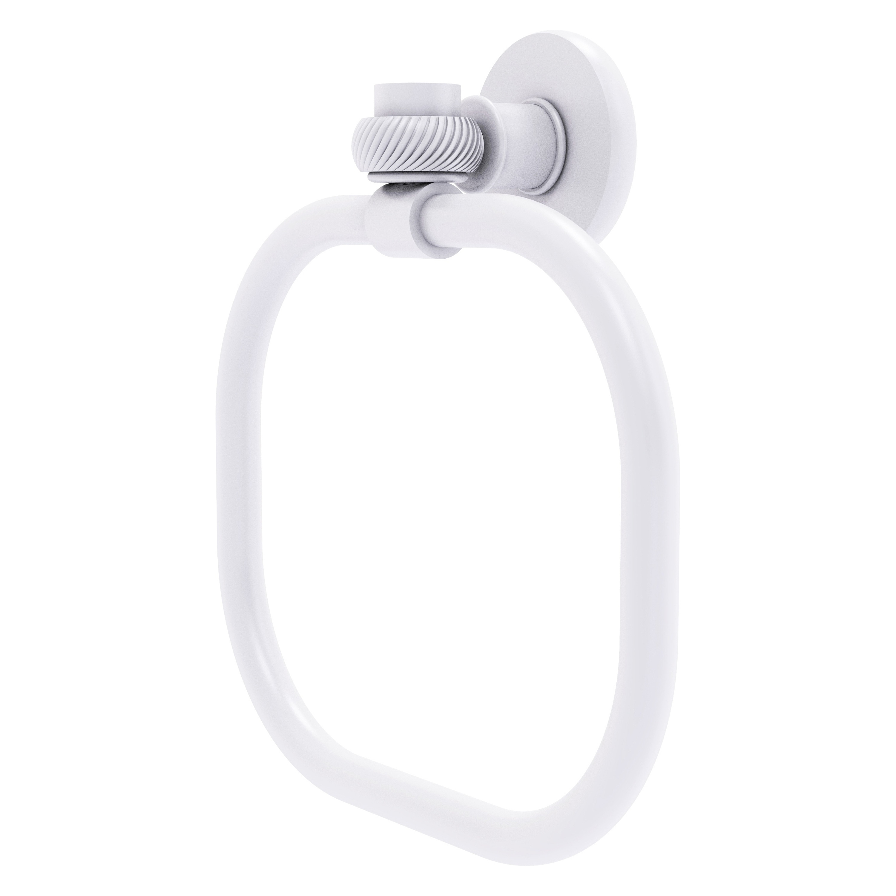 Allied Brass Continental Collection Towel Ring with Twist Accents