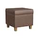 Option Brown Faux Leather