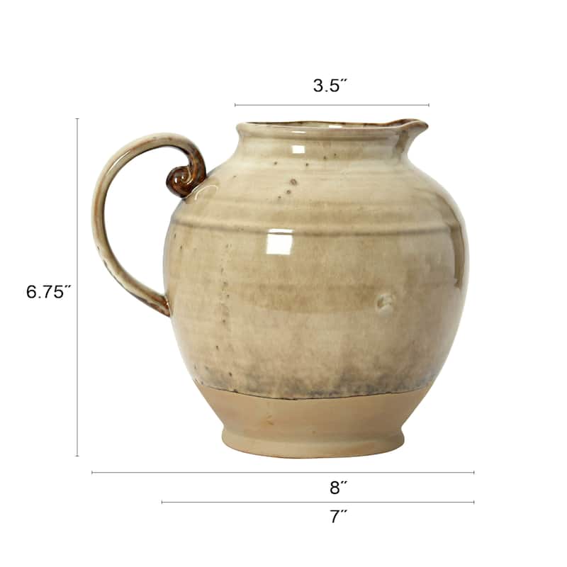 Stoneware Pitcher