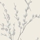 preview thumbnail 4 of 3, Laura Ashley Willow Off White and Steel Wallpaper