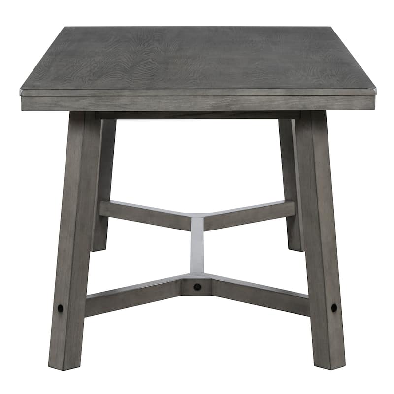 6-piece Retro Farmhouse Style Dining Set