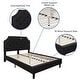 preview thumbnail 95 of 121, Tufted Platform Bed with 10 Inch Pocket Spring Mattress