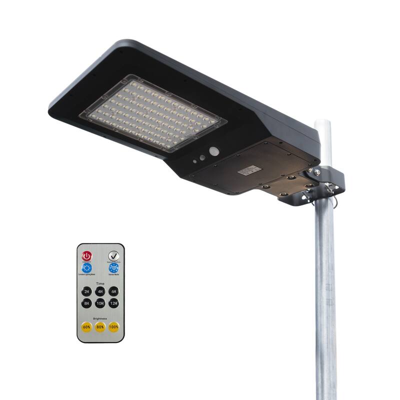 Wagan 4800 Lumens Solar Powered Street Light (Head Only) with Remote Control - BLACK