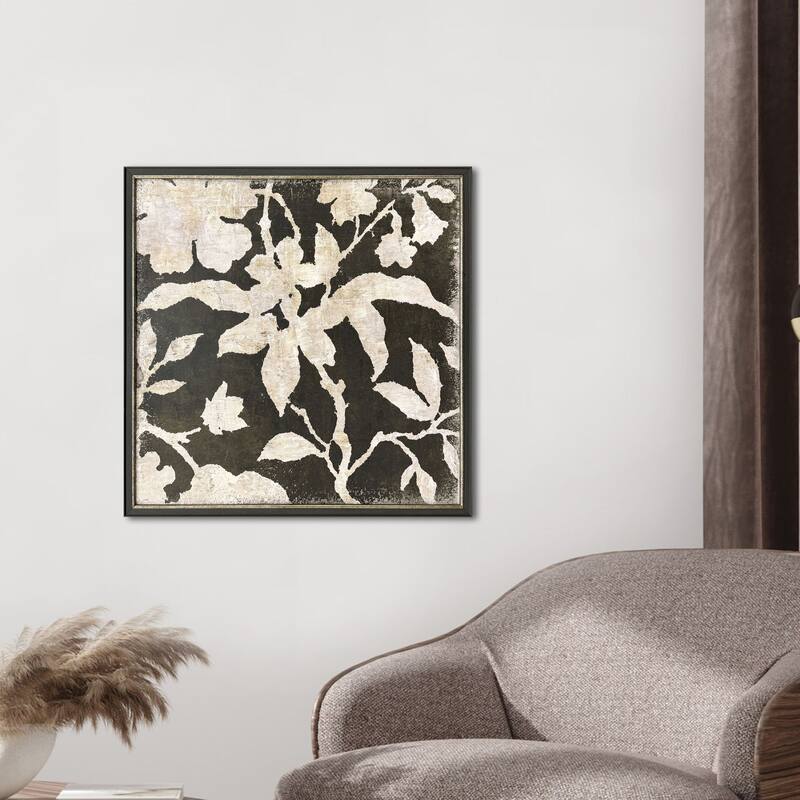 Paragon Vintage Textile 1 Framed Art - Plastic