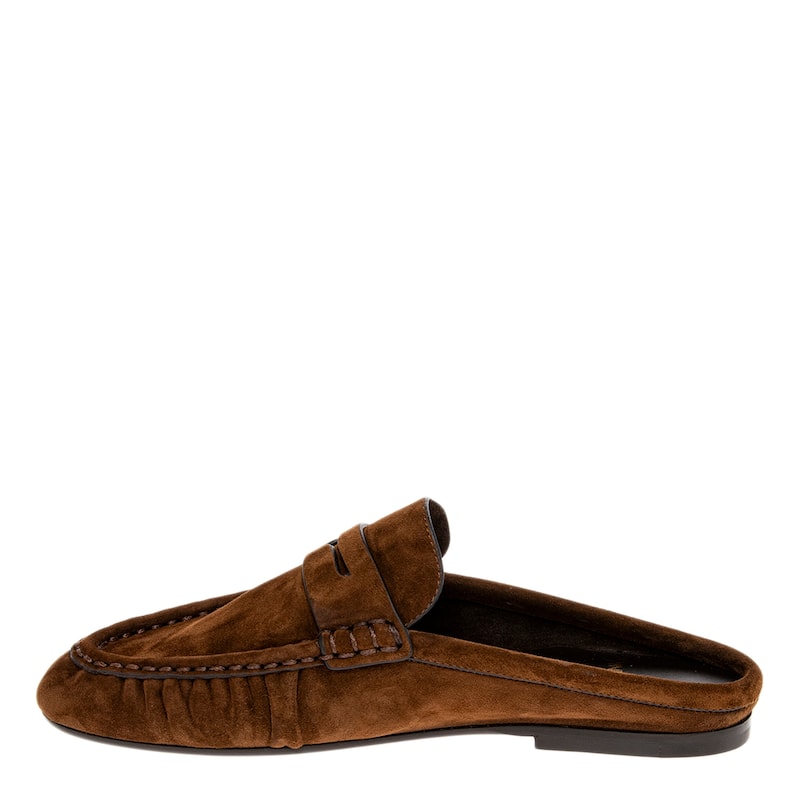 Saint Laurent Le Loafer Mules in Suede