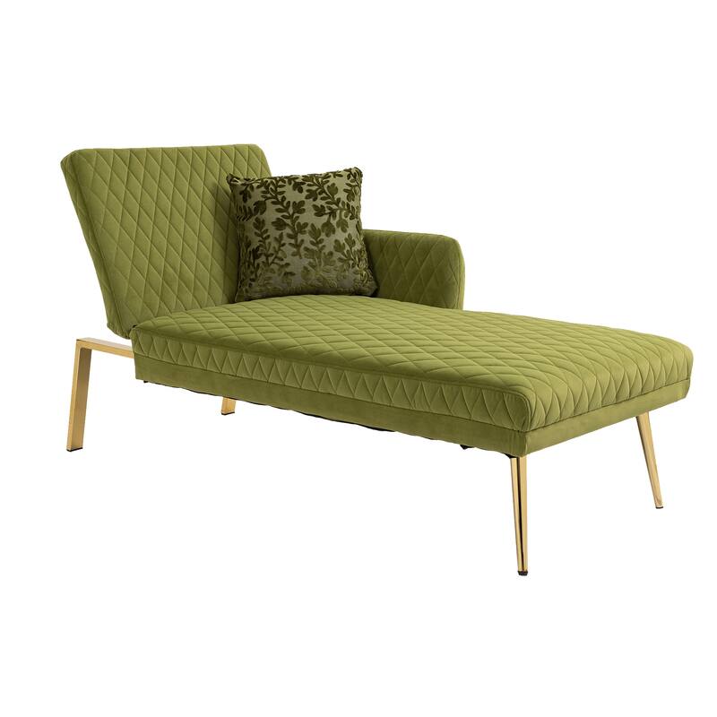 COOLMORE Velvet Sofa Loveseat Sofa with metal feet