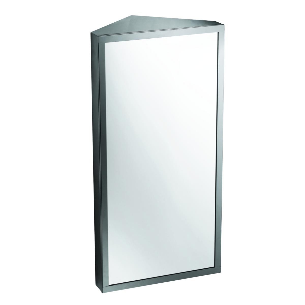 Shop Corner Stainless Steel Mirror Medicine Cabinet Wallmount