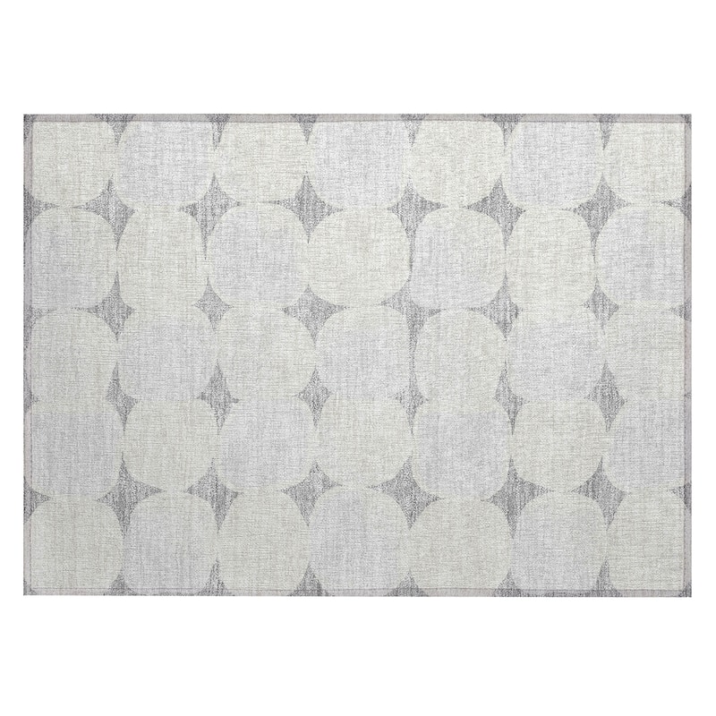 Machine Washable Indoor/ Outdoor Chantille Modern Puffy Rug
