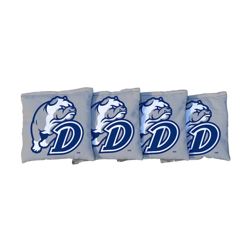 Drake Grey Cornhole Bags - All-Weather Resin Filled