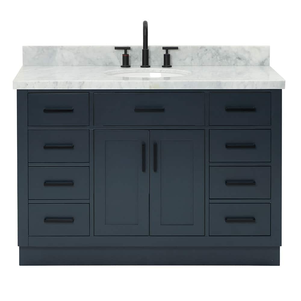 Ariel T049SCWOVO Hepburn 48" Free Standing Single Basin Vanity Set
