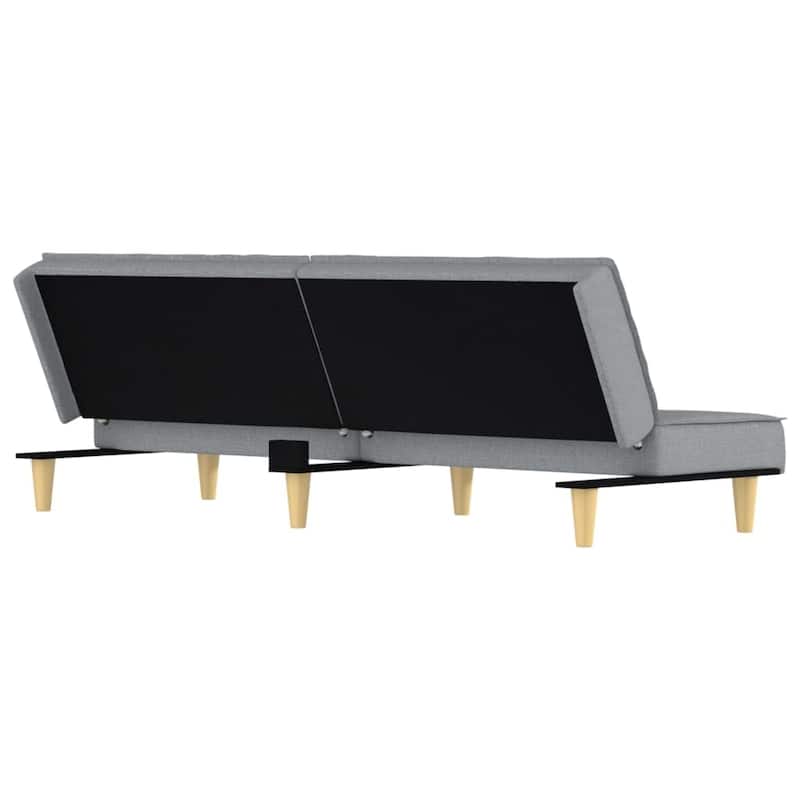 vidaXL Sofa Bed Modern Loveseat Sleeper Sofa Guest Bed with Pillows Fabric - 78.7" x 35" x 27.6"