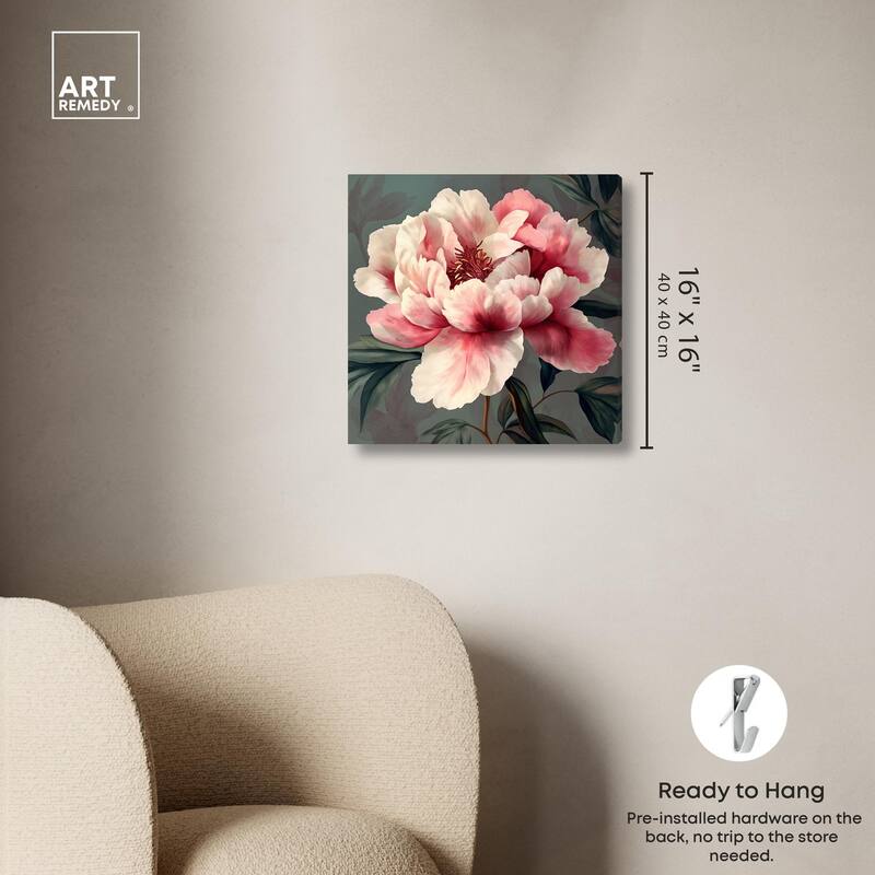 Opal Bloom I Canvas by Art Remedy, Gallery Wrapped