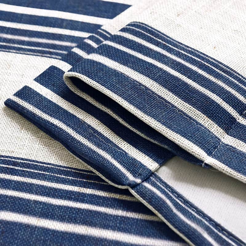 DriftAway Chris Vertical Striped Pattern Blackout Room Darkening Tie Up