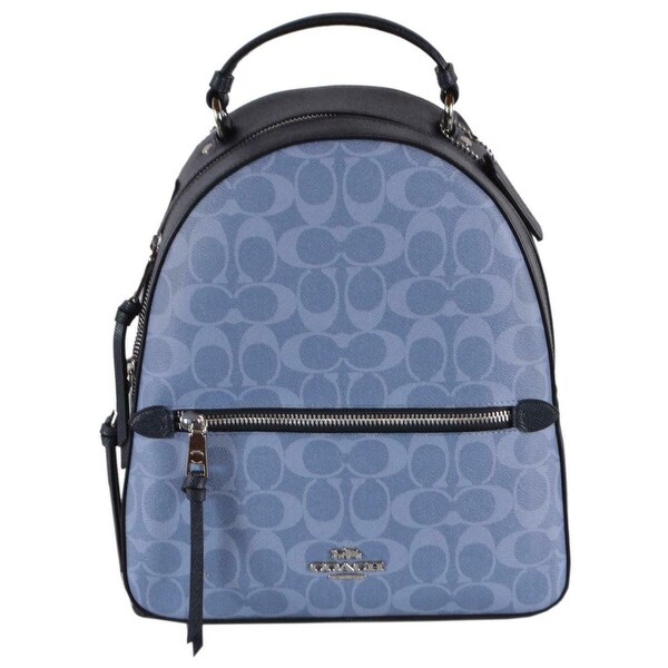 Shop Coach 91501 JORDYN Light Denim Signature Canvas ...