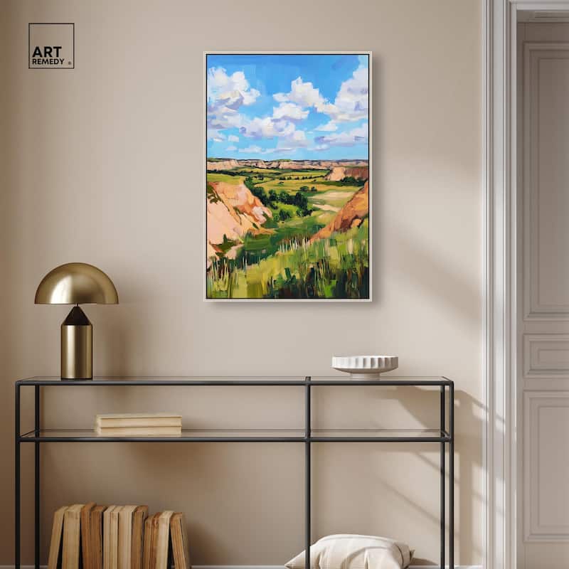 Rolling Hills and Sky I Canvas by Art Remedy