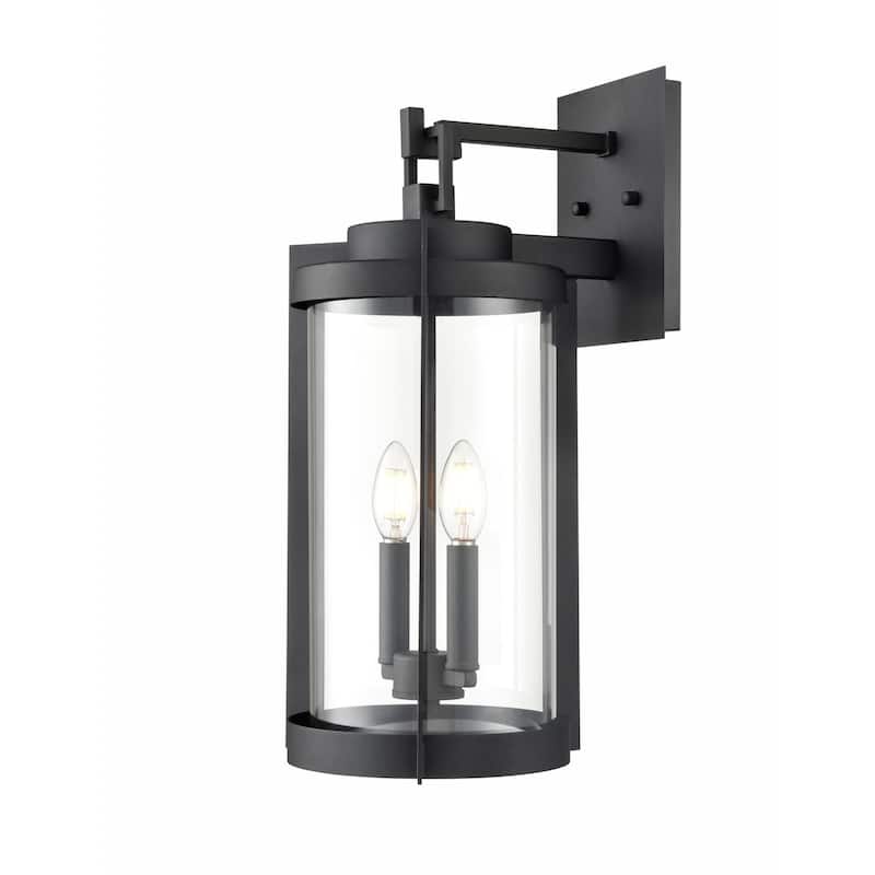 Millennium Lighting 91522 Ellway 2 Light 20" Tall Outdoor Wall Sconce - Textured Black