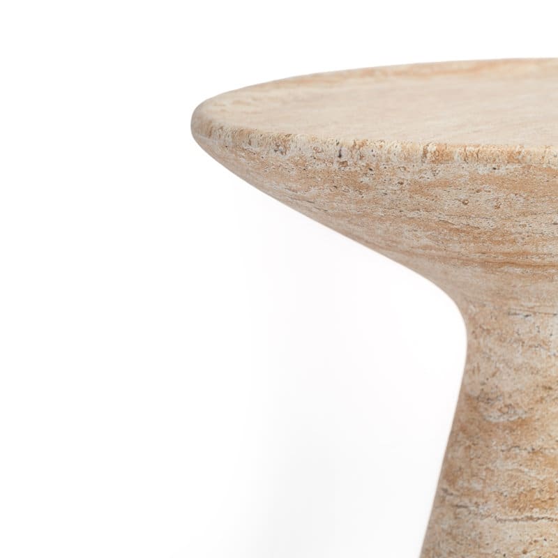 Studio London Faux Stone Side Table and Onyx Finish Set of 2
