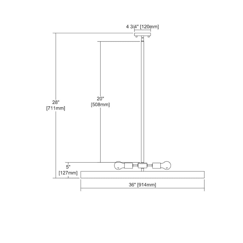 Elk Home Laigne Gold Leaf 36 Inch Wide 4 Light Pendant