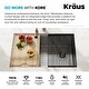 preview thumbnail 4 of 144, KRAUS Kore Workstation Undermount Stainless Steel Kitchen Sink