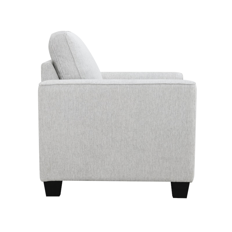 Furniture of America Maevy 3-Piece Taupe Chenille Sofa Set with Accent Pillows