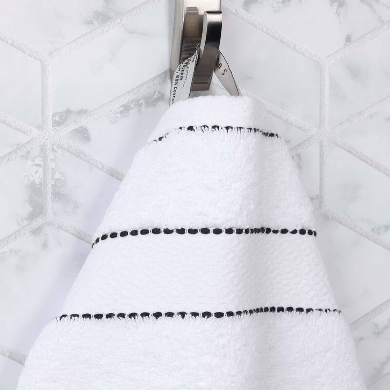 Superior Niles Cotton Ultra-Plush Absorbent Face Towel/Washcloths, Set of 12