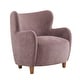 preview thumbnail 10 of 92, Bacho Fabric Wingback Accent Chair by GDFStudio