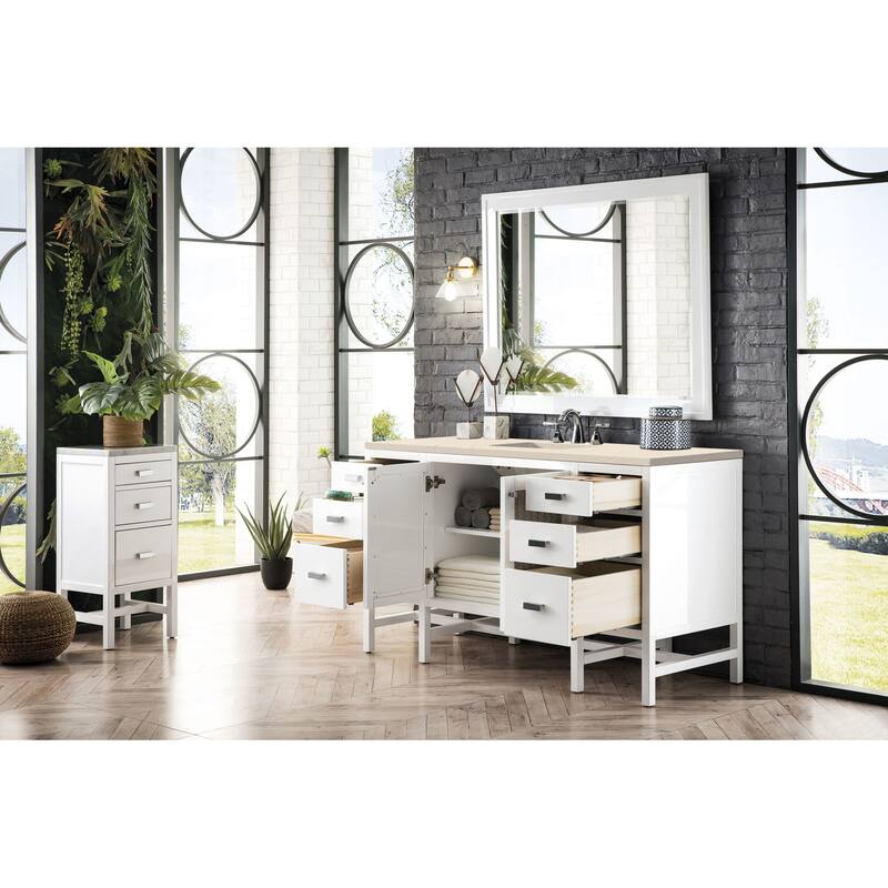 James Martin Vanities Addison 60" Single Basin Hardwood Vanity Set