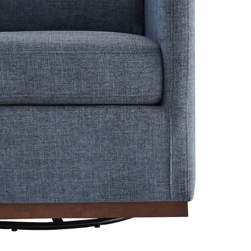 Spruce & Spring Shane Modern Swivel Accent Arm Chair